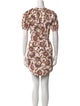 A.L.C. Floral Print Mini Dress
