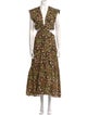 A.L.C. Printed Long Dress