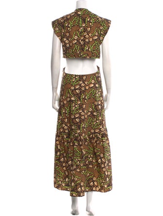 A.L.C. Printed Long Dress