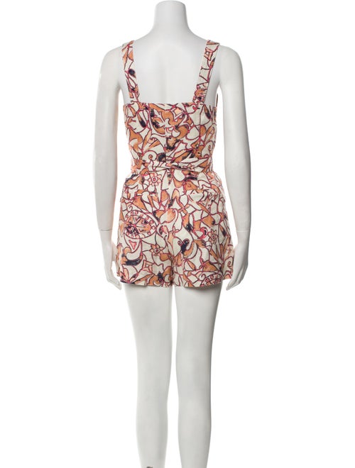 A.L.C. Linen Printed Romper
