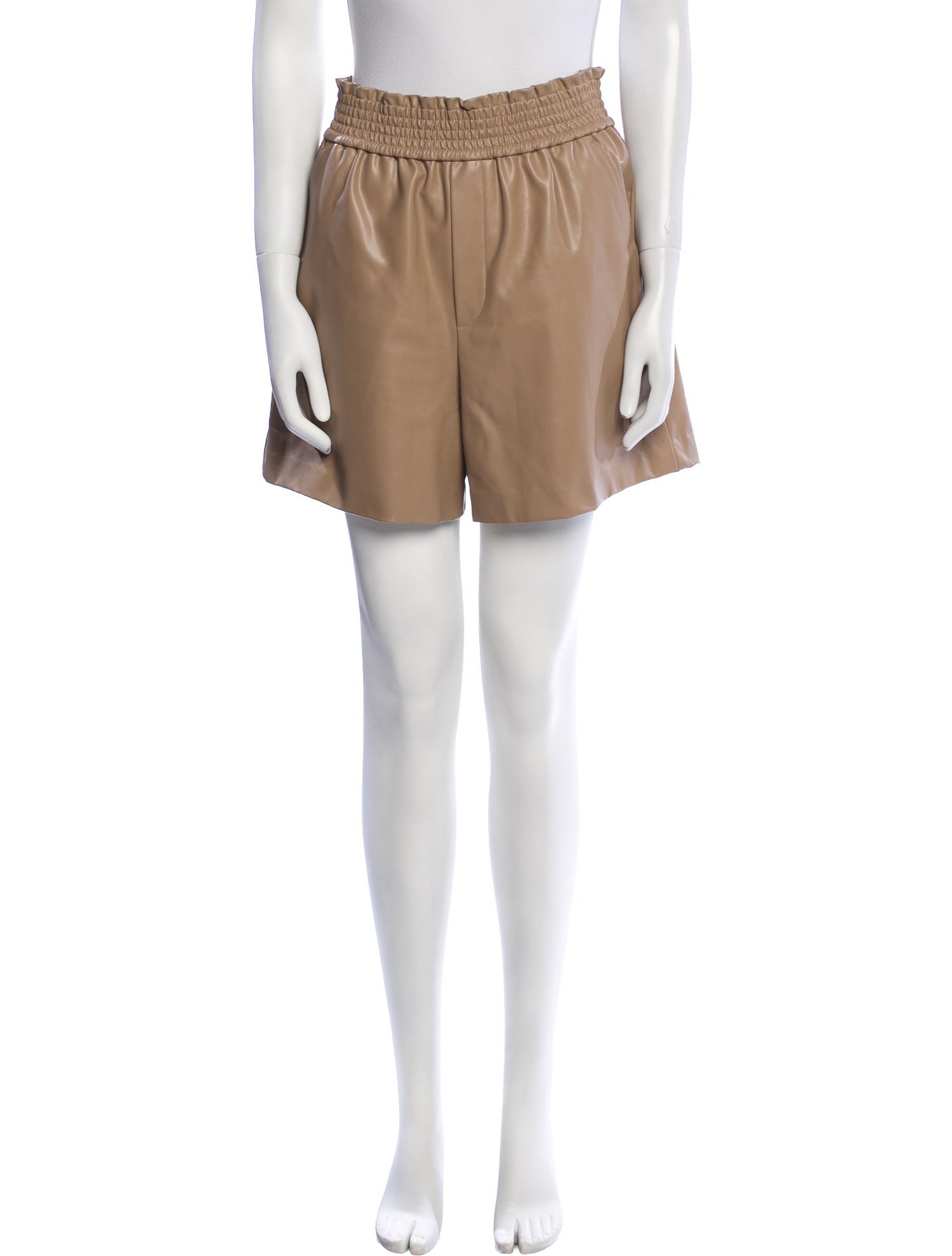 A.L.C. Faux Leather Mini Shorts