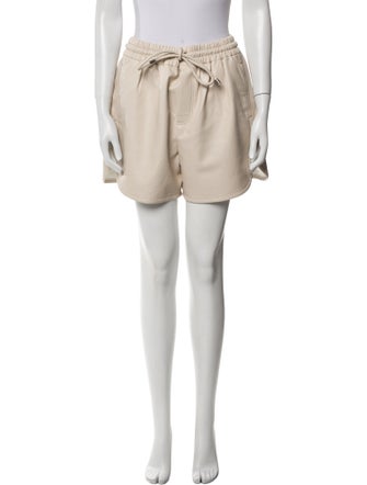 A.L.C. Faux Leather Mini Shorts