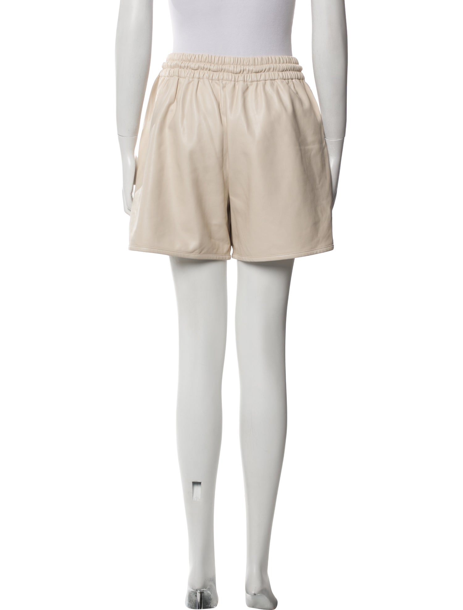 A.L.C. Faux Leather Mini Shorts