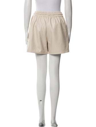 A.L.C. Faux Leather Mini Shorts