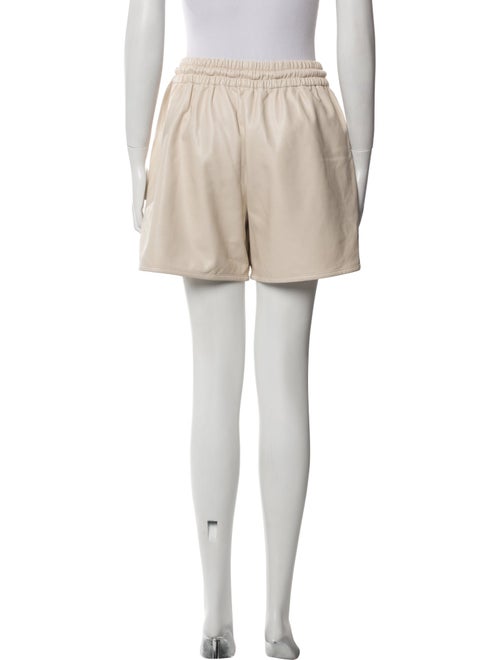 A.L.C. Faux Leather Mini Shorts