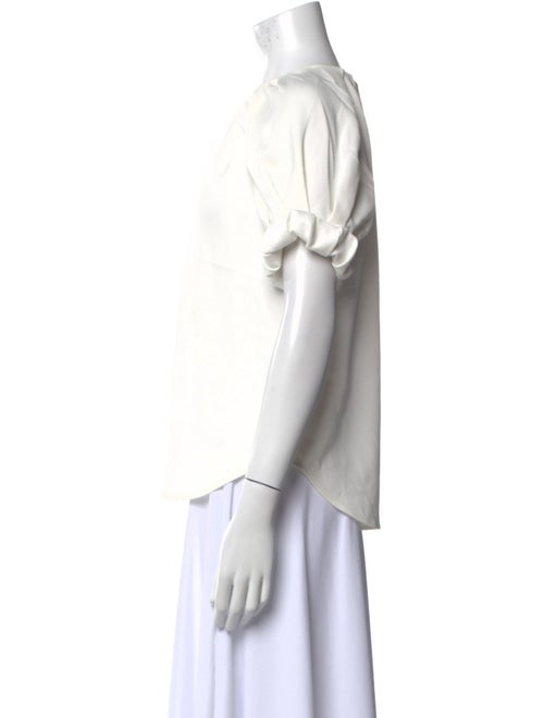 A.L.C. Crew Neck Short Sleeve Blouse