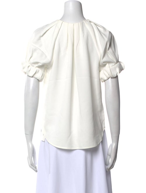 A.L.C. Crew Neck Short Sleeve Blouse