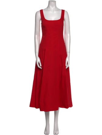 A.L.C. Square Neckline Long Dress