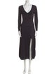 A.L.C. V-Neck Long Dress