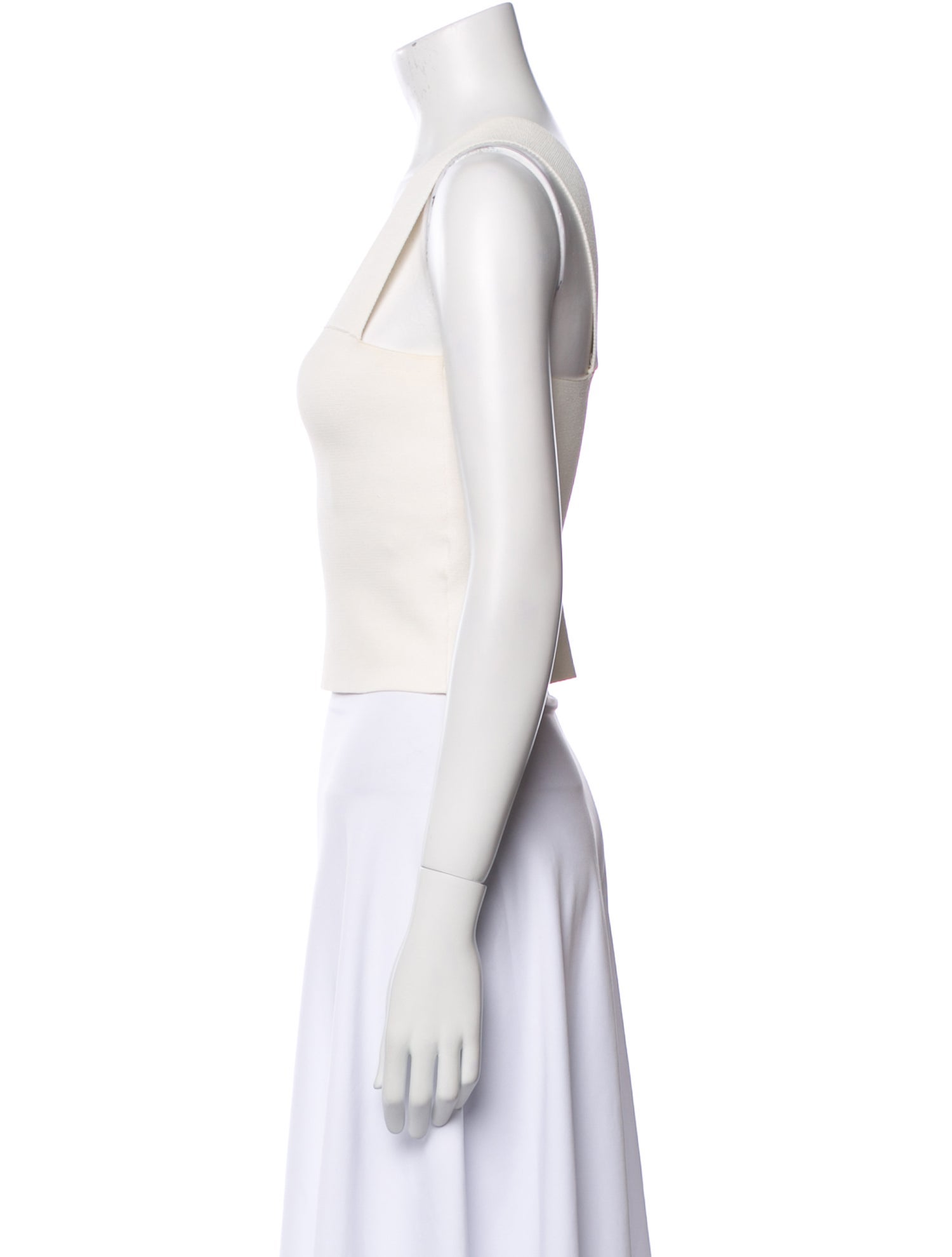 A.L.C. Square Neckline Sleeveless Crop Top