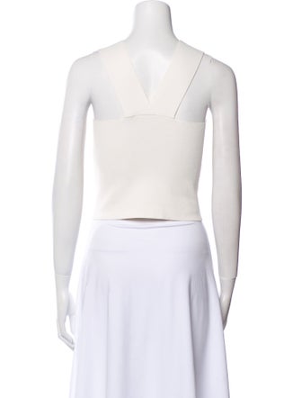 A.L.C. Square Neckline Sleeveless Crop Top