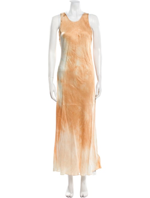A.L.C. Tie-Dye Print Long Dress