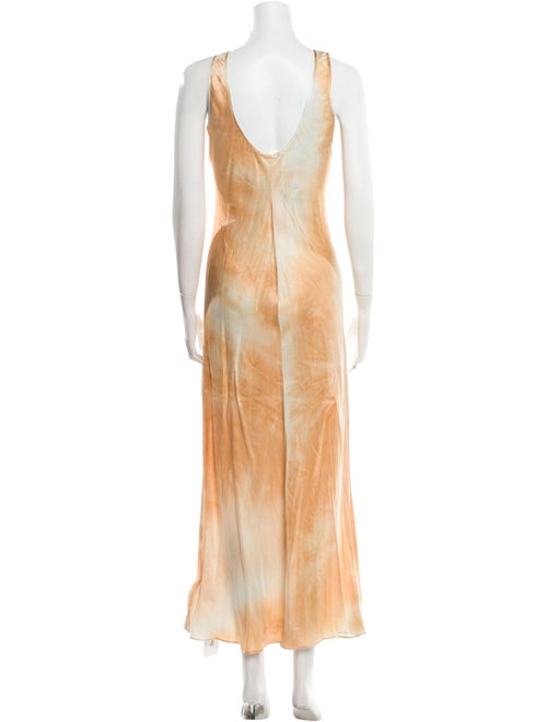A.L.C. Tie-Dye Print Long Dress