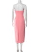 A.L.C. Strapless Midi Length Dress