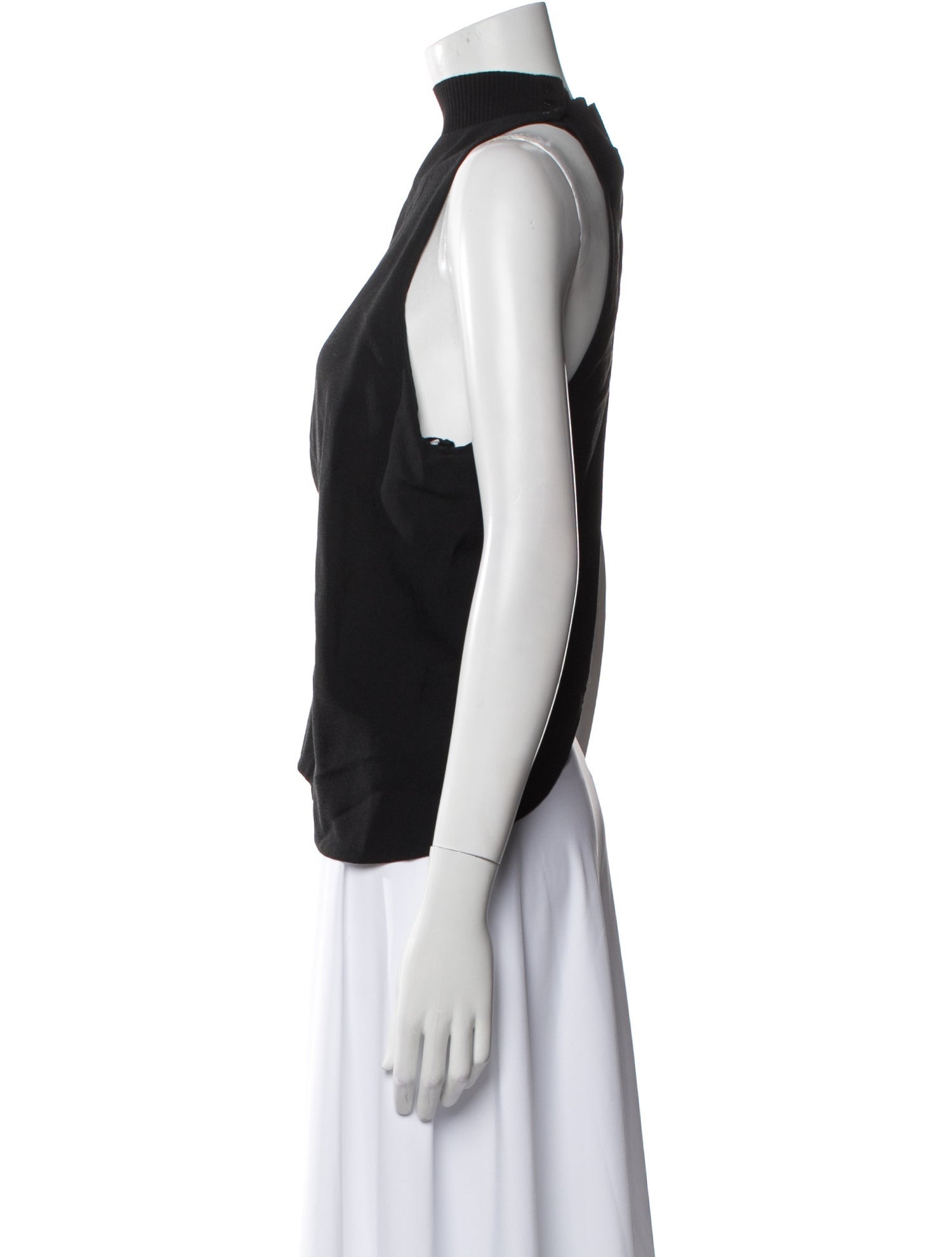 A.L.C. Mock Neck Sleeveless Top