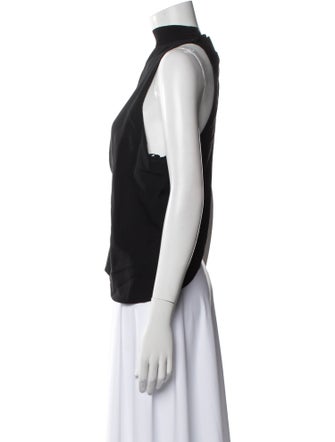 A.L.C. Mock Neck Sleeveless Top