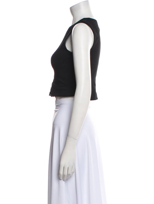 A.L.C. Crew Neck Sleeveless Crop Top