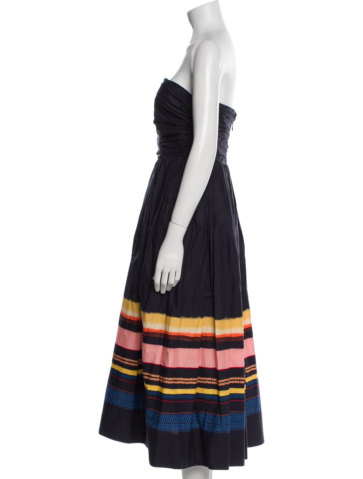 A.L.C. Strapless Midi Length Dress