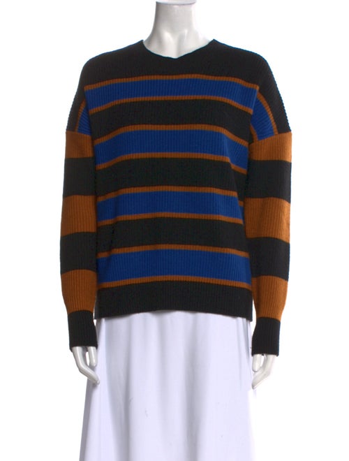 A.L.C. Striped Crew Neck Sweater