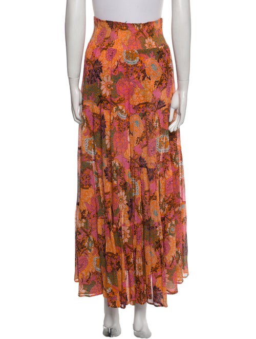 A.L.C. Silk Midi Length Skirt