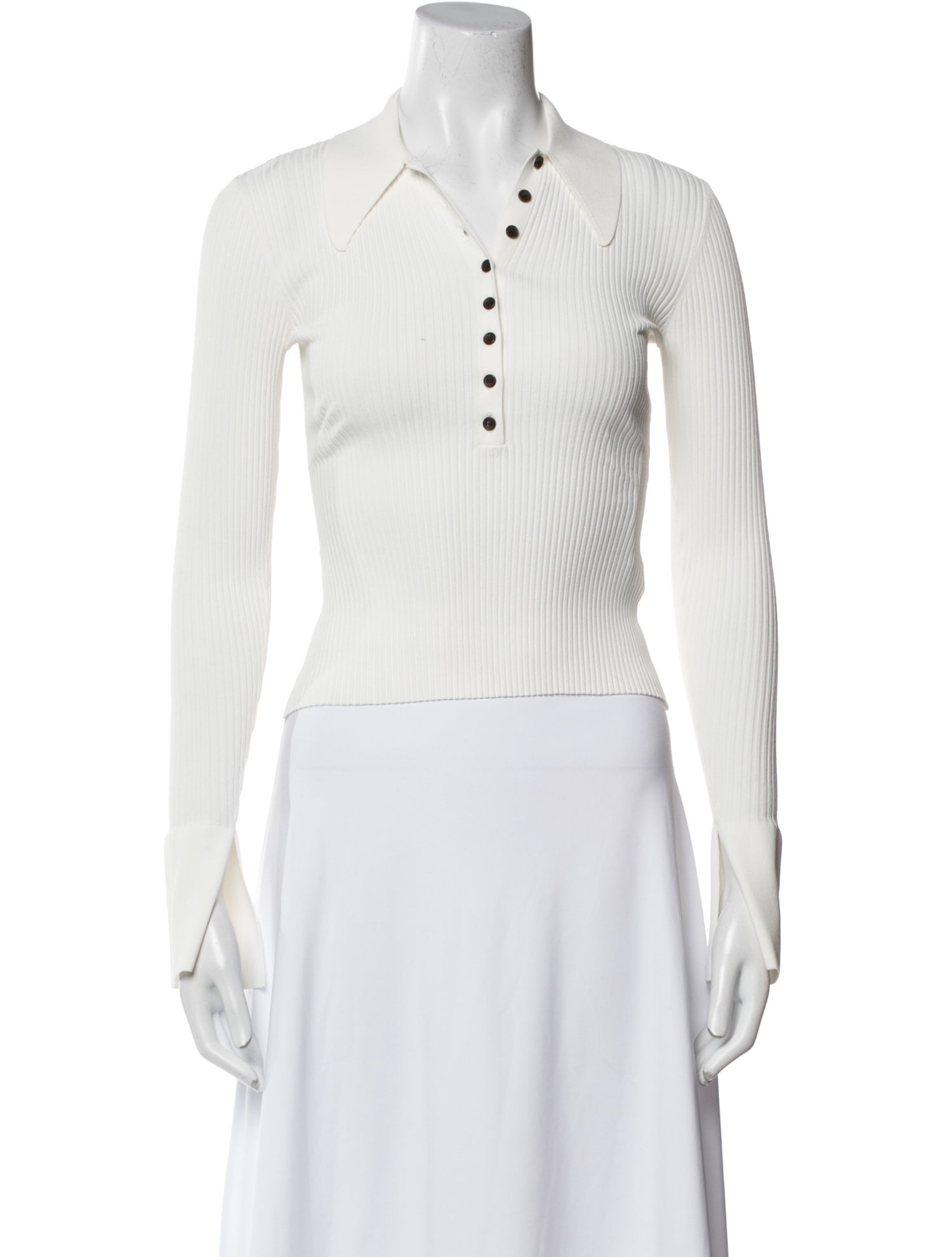 A.L.C. V-Neck Three-Quarter Sleeve Crop Top w/ Tags