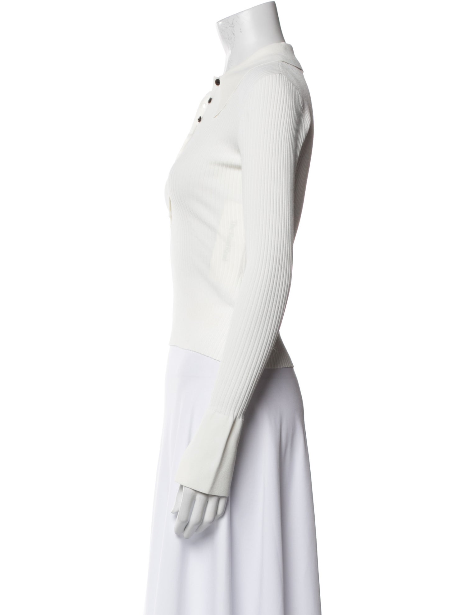 A.L.C. V-Neck Three-Quarter Sleeve Crop Top w/ Tags