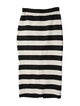 A.L.C. Striped Midi Length Skirt