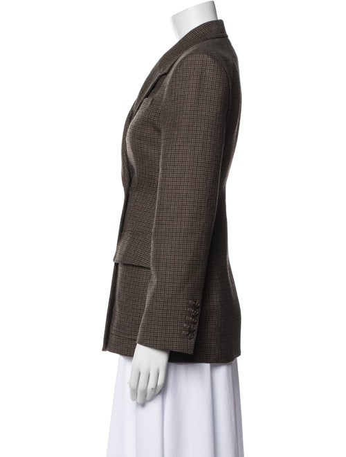 A.L.C. Wool Plaid Print Blazer