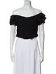 A.L.C. Off-The-Shoulder Short Sleeve Crop Top