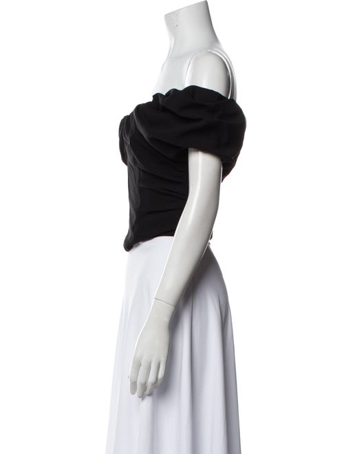 A.L.C. Off-The-Shoulder Short Sleeve Crop Top