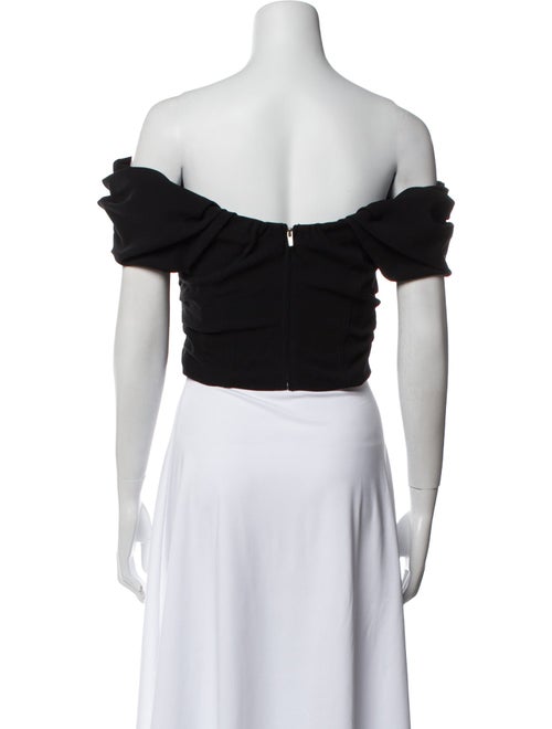 A.L.C. Off-The-Shoulder Short Sleeve Crop Top