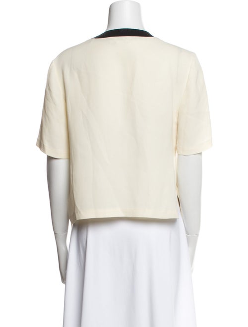 A.L.C. Silk Printed T-Shirt