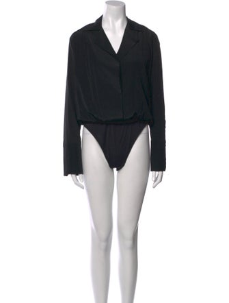 A.L.C. Silk V-Neck Bodysuit