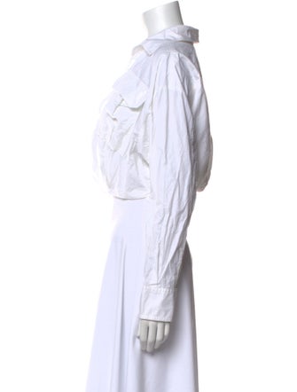 A.L.C. Long Sleeve Crop Top