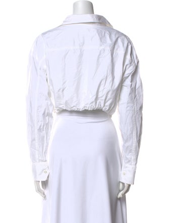 A.L.C. Long Sleeve Crop Top