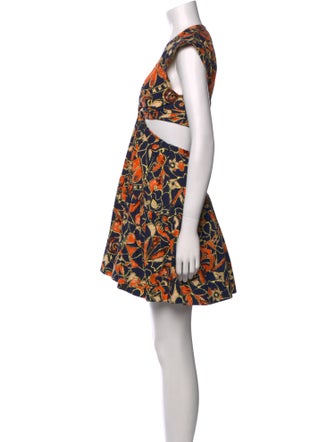 A.L.C. Printed Knee-Length Dress