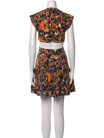 A.L.C. Printed Knee-Length Dress