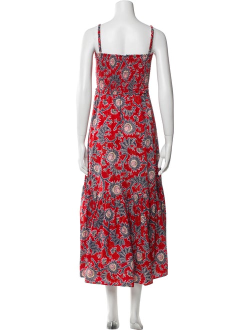 A.L.C. Floral Print Midi Length Dress