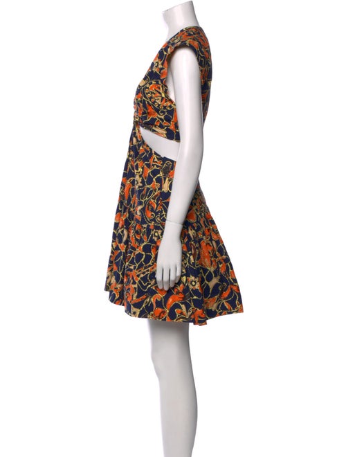 A.L.C. Printed Midi Length Dress