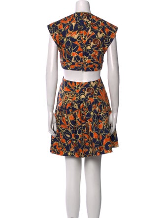 A.L.C. Printed Midi Length Dress