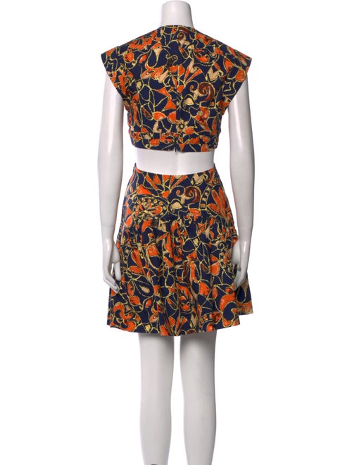 A.L.C. Printed Midi Length Dress