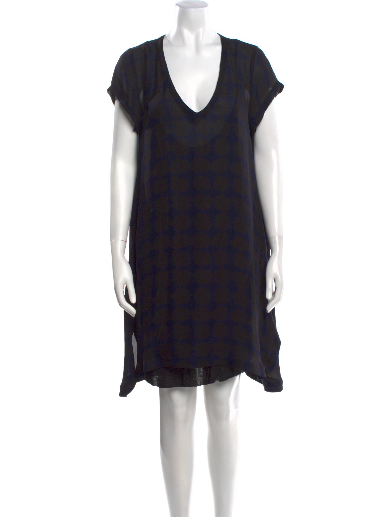 A.L.C. V-Neck Mini Dress