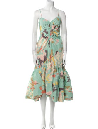 A.L.C. Printed Long Dress