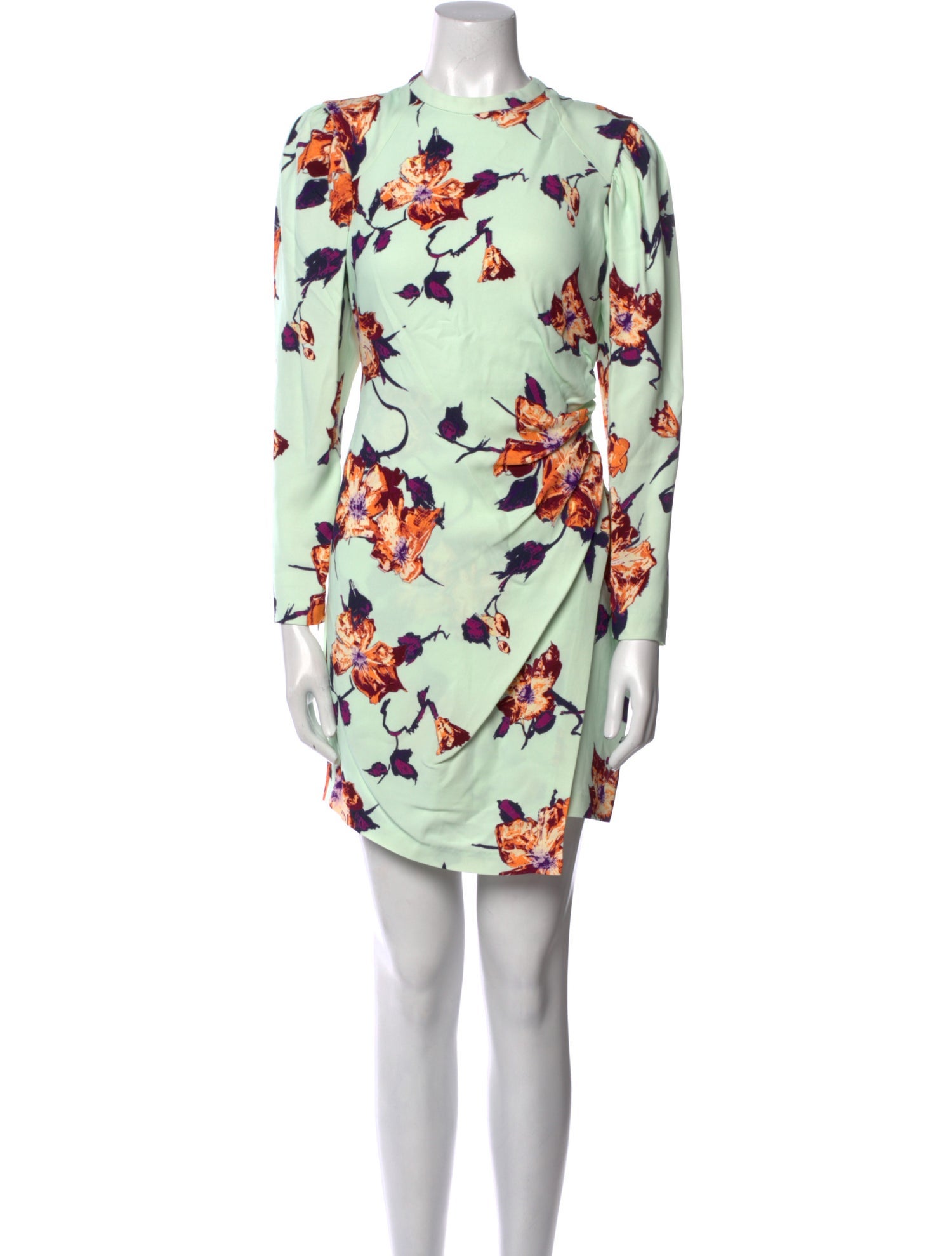 A.L.C. Floral Print Knee-Length Dress w/ Tags