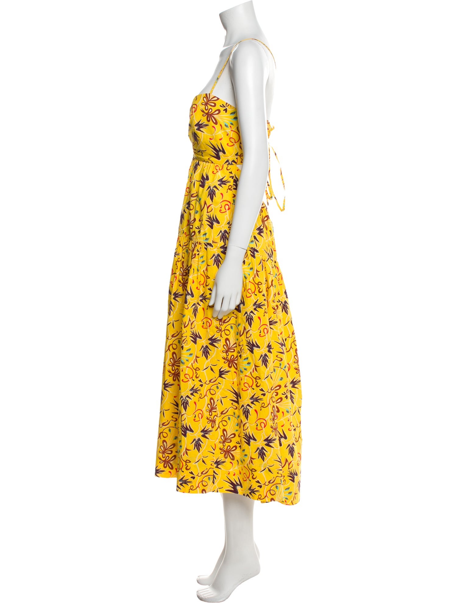 A.L.C. Floral Print Long Dress