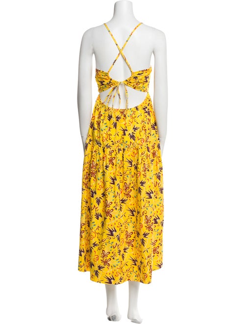A.L.C. Floral Print Long Dress