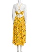 A.L.C. Floral Print Long Dress