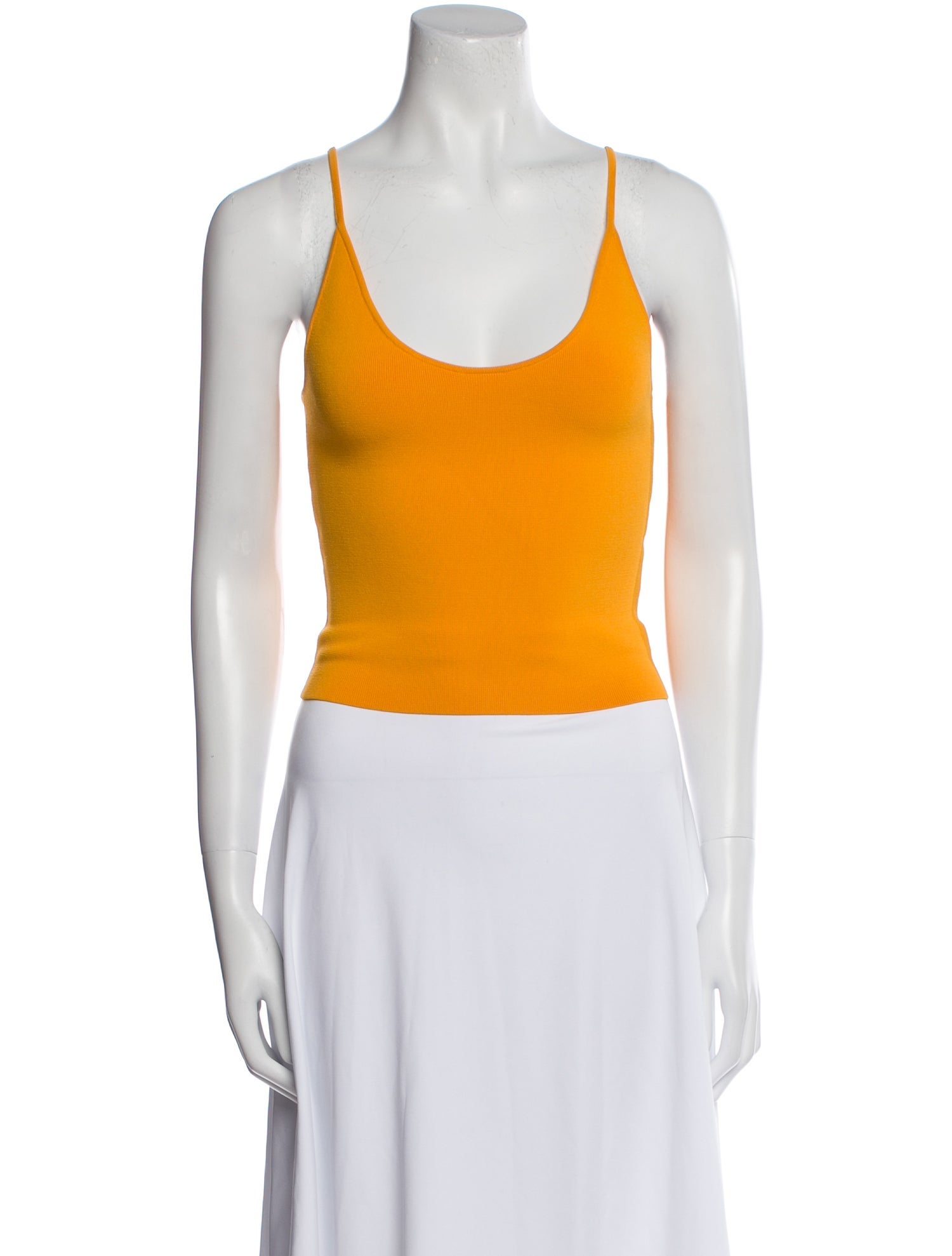 A.L.C. Scoop Neck Sleeveless Crop Top