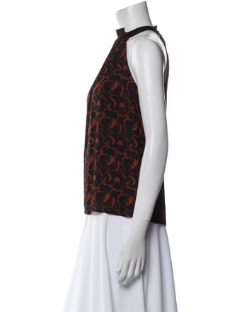 A.L.C. Silk Printed Blouse