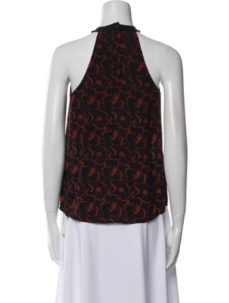 A.L.C. Silk Printed Blouse